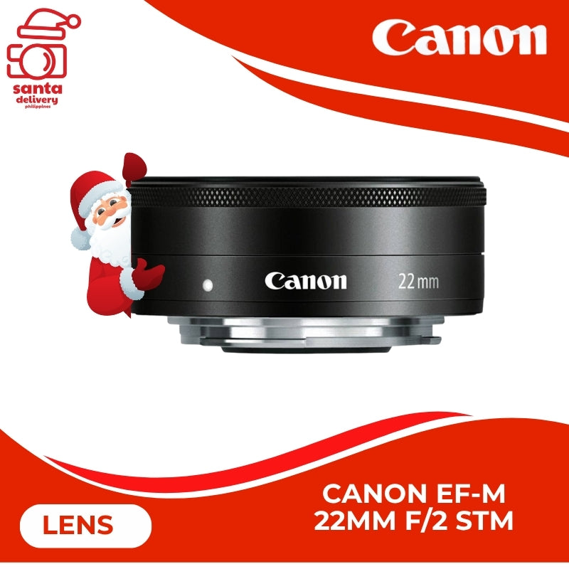 Canon EF-M 22mm F/2 STM Lens – Santa Delivery PH