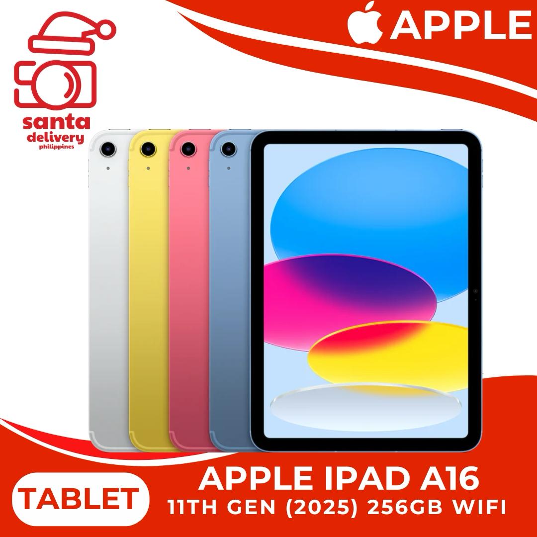 APPLE IPAD A16 11TH GEN (2025) 256gb WIFI + Free Tempered Glass