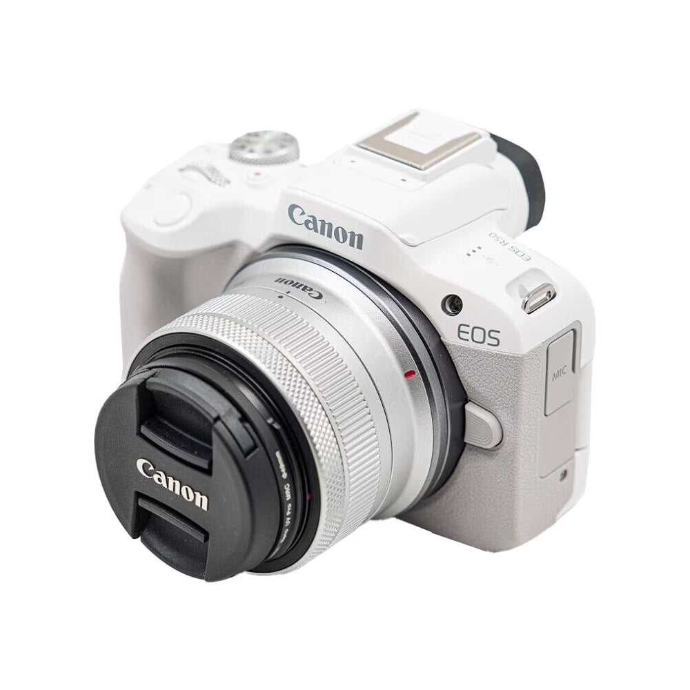 Canon EOS R50 Mirrorless Camera with Canon RF-S 18-45mm f/4.5-6.3 IS STM Lens