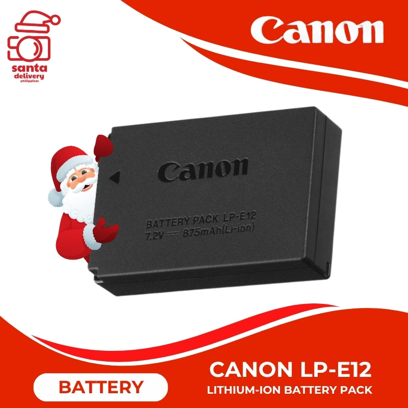 Canon LP-E12 Lithium-Ion Battery Pack (Sealed Plastic with Free Battery Case)