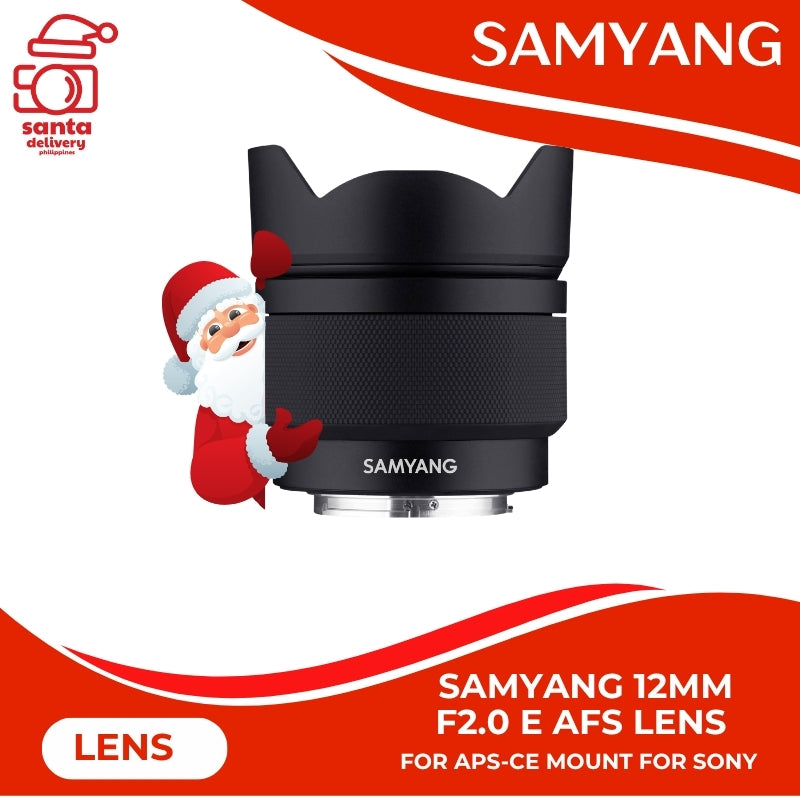 Samyang 12mm F2.0 E AFS Lens for APS-CE mount for Sony
