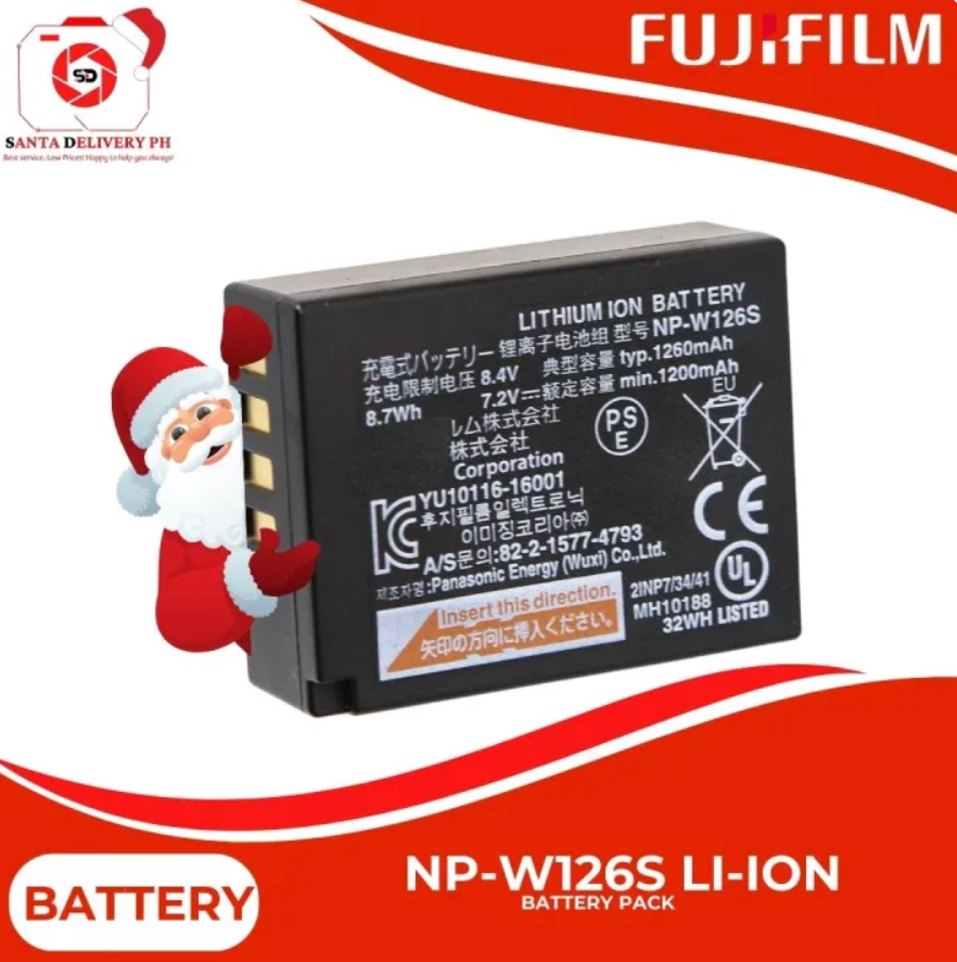 FUJIFILM NP-W126S Li-Ion Battery Pack