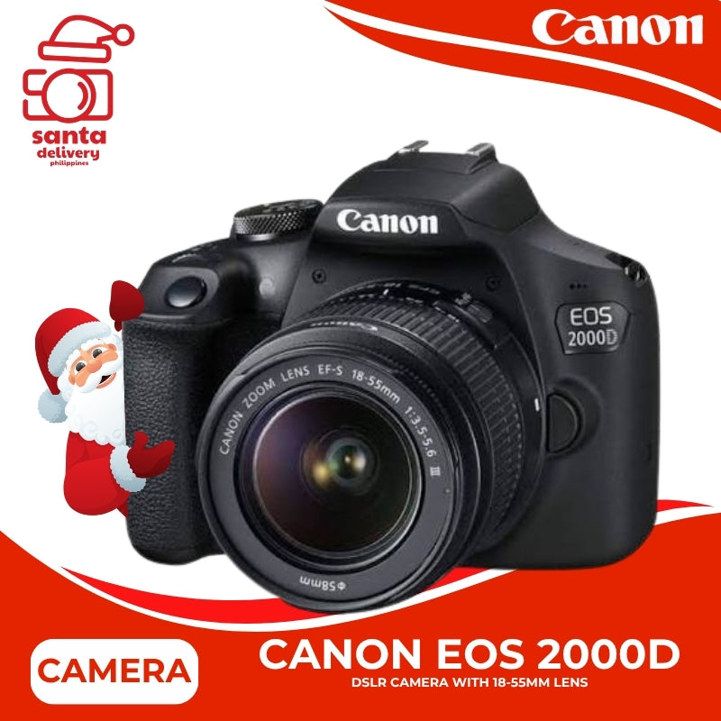 Canon EOS 2000D DSLR Camera with 18-55mm Lens