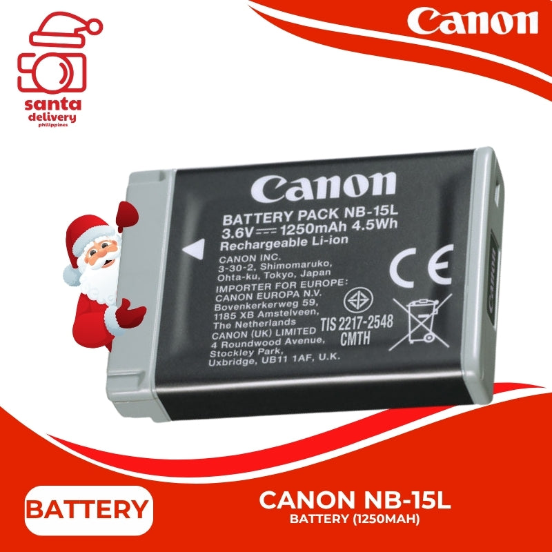 Canon NB-15L Battery (1250mAh)