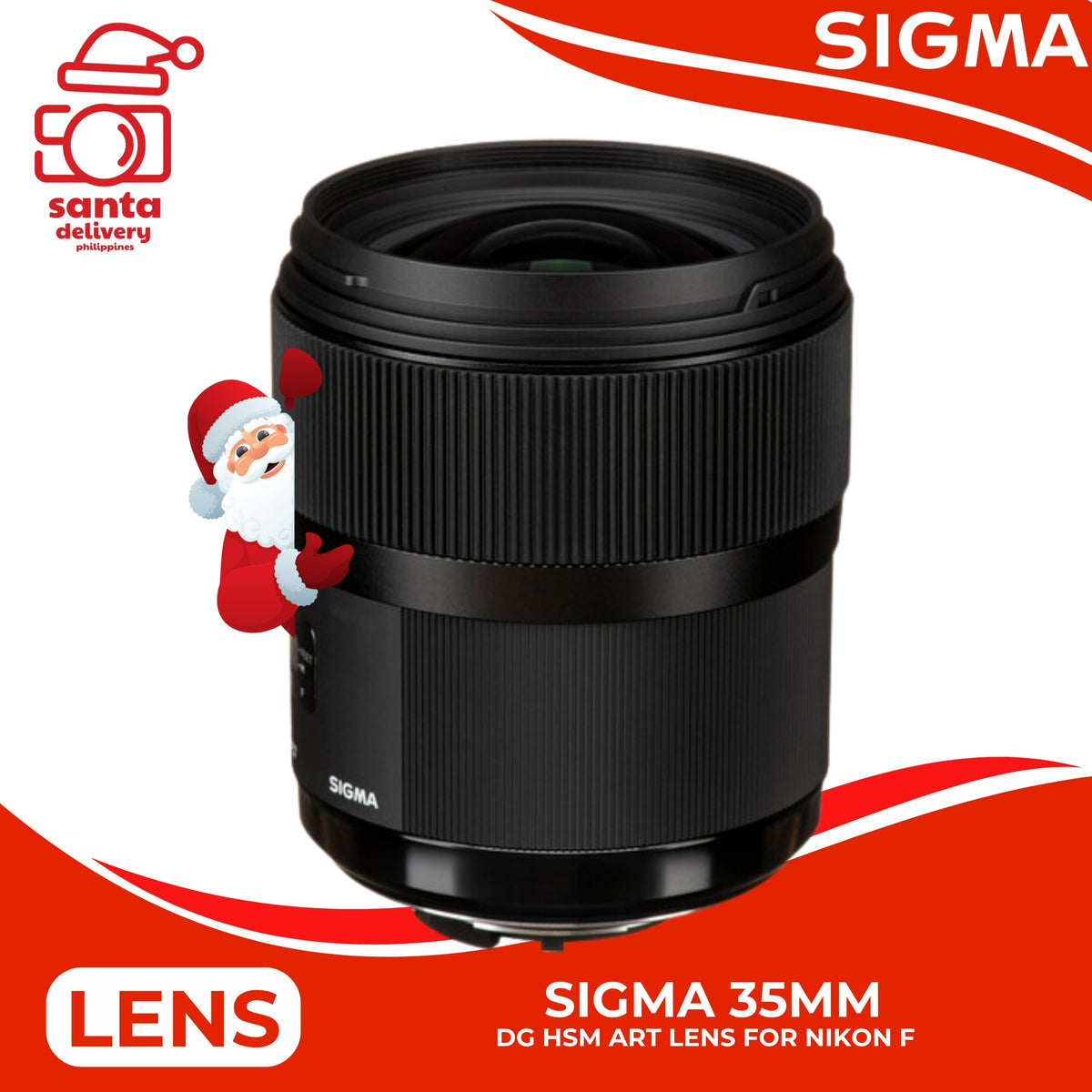 Sigma 35mm f/1.4 DG HSM Art Lens for Nikon F