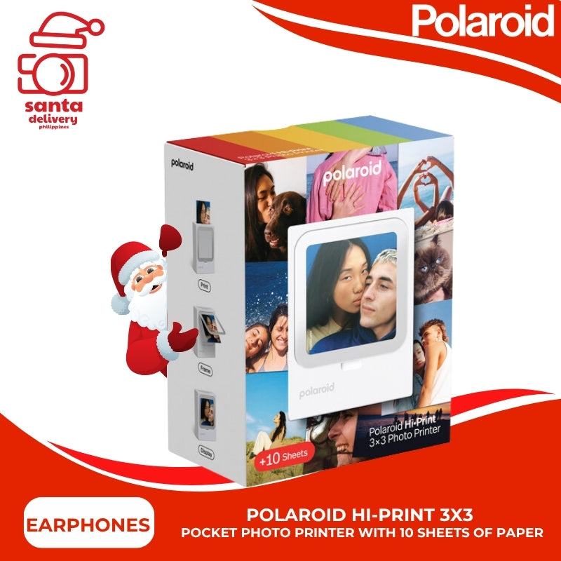 Polaroid Hi-Print 3x3 Pocket Photo Printer with 10 Sheets of Paper