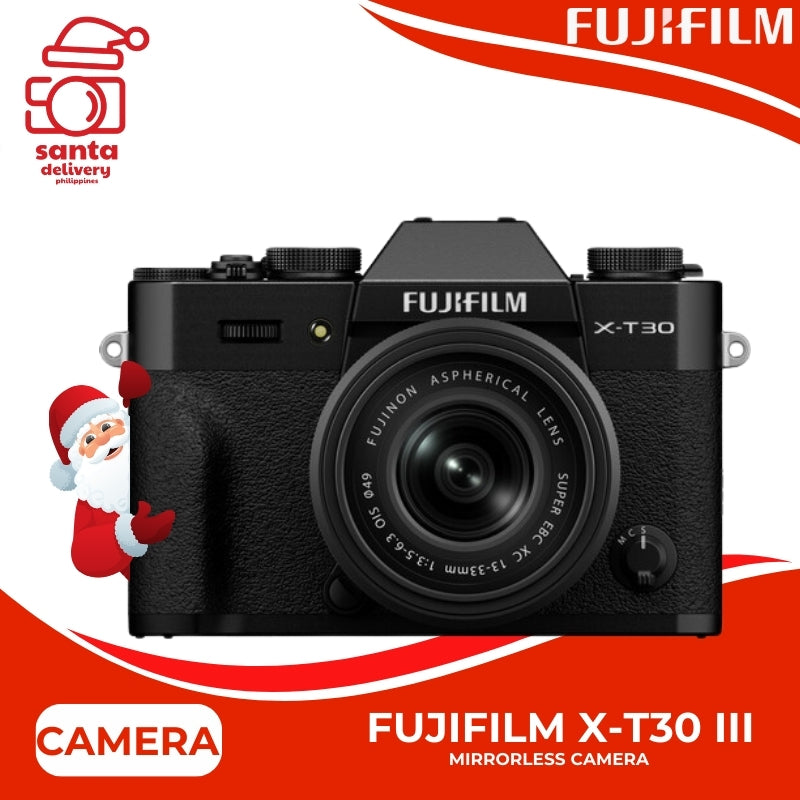 FUJIFILM X-T30 III Mirrorless Camera with 13-33mm f/3.5-6.3 Lens (Black)