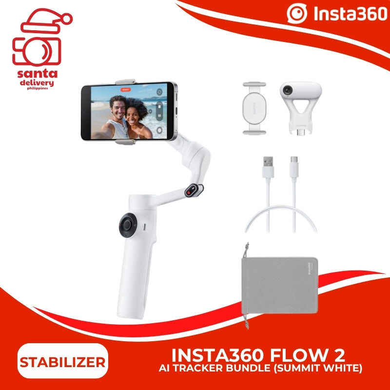 Insta360 Flow 2 AI Tracker Bundle (Summit White)