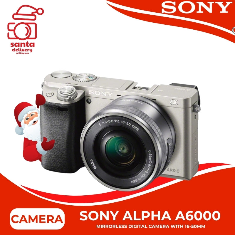 Sony Alpha a6000 Mirrorless Digital Camera with 16-50mm Lens