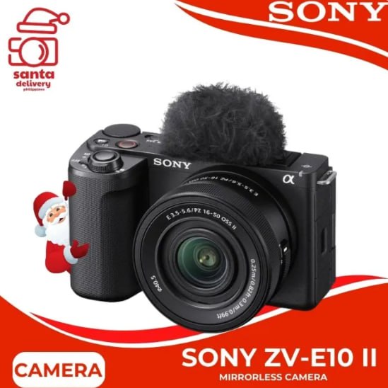 Sony ZV-E10 II Mirrorless Camera with Sony E PZ 16-50mm f/3.5-5.6 OSS Lens (Black)