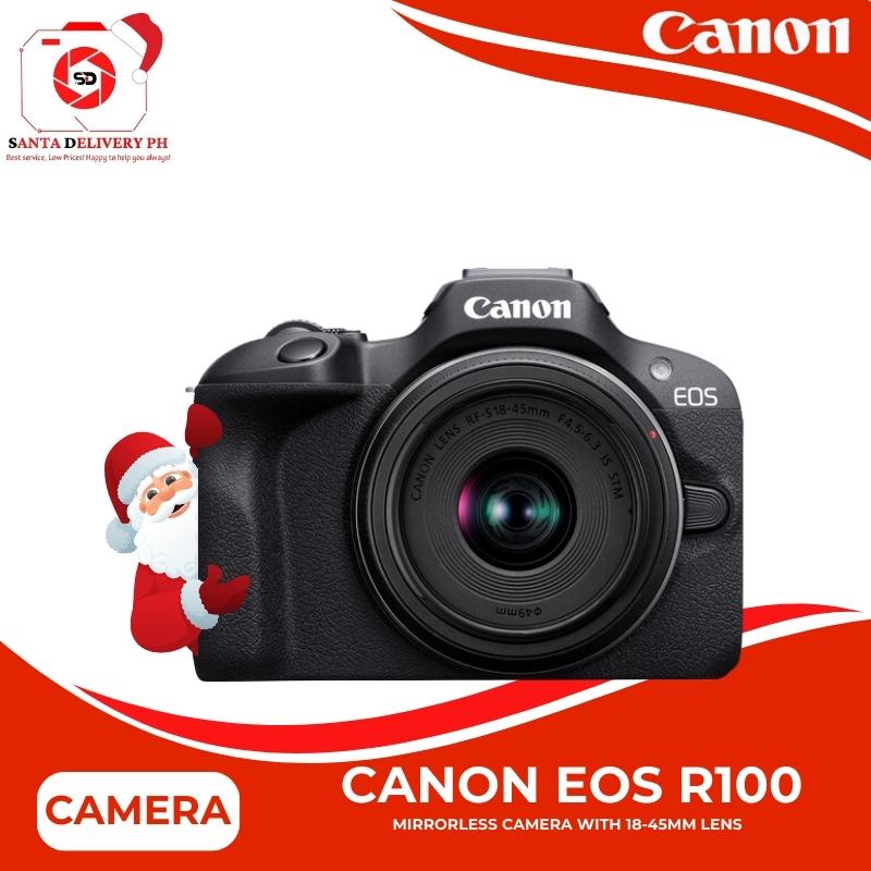 Canon EOS R100 Mirrorless Camera with 18-45mm Lens