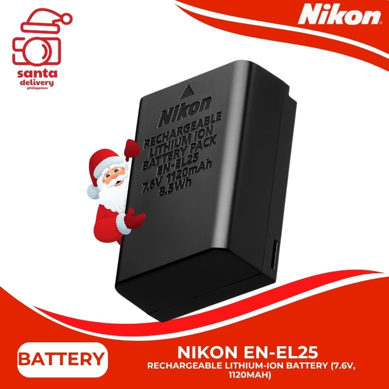 Nikon EN-EL25 Rechargeable Lithium-Ion Battery (7.6V, 1120mAh)